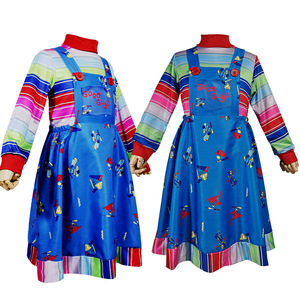 Disfraces de Halloween para niños Adultos <span class=keywords><strong>Chucky</strong></span> Temporada 2 Muñecos fantasmales <span class=keywords><strong>Chucky</strong></span> el <span class=keywords><strong>disfraz</strong></span> de payaso de terror y trajes de fiesta - Product Image 2