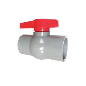 Supplier Manufacturing 1 inch 4 inch Plastic PVC /CPVC double union ball valve