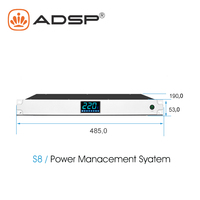 Baru 8 saluran daya peredam 2000W Output AC Filter kualitas tinggi sakelar udara cangkang logam untuk penggunaan panggung/konser