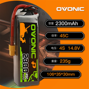 Batterie LiPo Ovonic 1300mAh 1550mAh 2200mAh 100C 120C 3S 4S 6S pour voiture RC et drone FPV - Product Image 4