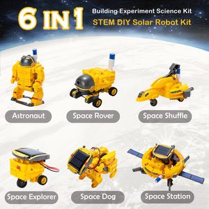 Jouets pour garçons, kit STEM, construction d'un robot scientifique à énergie solaire, cadeau d'anniversaire, jouets STEM pour enfants - Product Image 2
