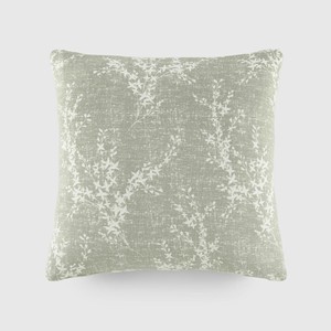 Cotton <strong>Olive</strong> <strong>Green</strong> Botanical Print Throw Pillow - Vintage Floral Home Decor <strong>Cushion</strong> for Living Room Factory Price Manufacturer - Product Image 1