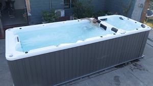 Spa <span class=keywords><strong>Exterior</strong></span> de 6 m con <span class=keywords><strong>Hidromasaje</strong></span>, Chorros de Aire, Jacuzzi de <span class=keywords><strong>Madera</strong></span> para 6 Personas, Spas Familiares - Product Image 2