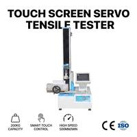 Máquina de Ensayo de Tracción de Columna Única con Servomotor de Alta Precisión para Caucho, Plástico y Textil, 50kg, 100kg, 200kg, 500kg