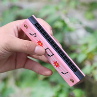 Lowest Price Colorful High Quality Harmonica Mouth Organ Wwitchable Tones Woodwind Musical Instruments