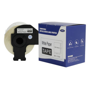 <span class=keywords><strong>Brother</strong></span> <span class=keywords><strong>p</strong></span>-<span class=keywords><strong>touch</strong></span> QL Étiquette 62mm Noir Sur Blanc Auto-Adhésif Thermique Papier Rouleau D'étiquettes Dk-11202 Dk1202 Pour Frère Ql-700 Imprimante - Product Image 4