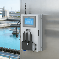 Sistema de Monitoreo de Calidad del Agua Multiparamétrico en Línea, Modelo Personalizado, Sensor Integrado, Estación de Análisis de Agua