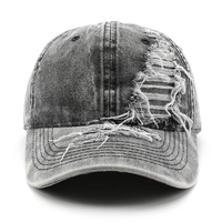 Gorra de Béisbol Personalizada, Estilo Vintage, Lavada, Desgastada, con Cierre a Presión, Bordada a Mano, con Logotipo Deportivo, Estilo Urbano