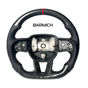 Volante Sportivo in Pelle Barmich Fatto a Mano per Dodge Challenger Charger RT Jeep Trackhawk Durango SRT Hellcat - Product Image 2