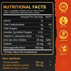 Oem Max Groei Ashwagandha Gummies-Dikker, Langer Meegaan En Dikker, Verlengen En Ondersteunen Mannelijke Prestaties. - Product Image 3