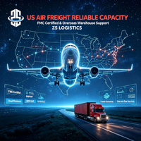 Service de fret aérien économique de Chine vers les États-Unis DDP DAP, transitaire aérien rapide ZS LOGISTICS, suivi des envois en temps réel