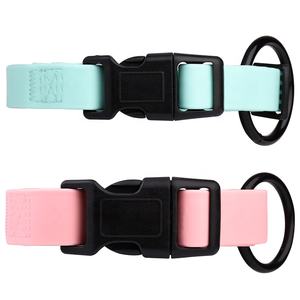 लक्जरी फैशन नायलॉन कुत्ते कॉलर स्मार्ट प्रिंट वाटरप्रूफ पालतू जानवर रिबन सजावट कस्टम लोगो विकल्प के साथ - Product Image 2