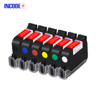 Échantillon Gratuit INCODE TI1314 42ml Séchage Rapide 3-5s Encre Noire à Base d'Eau Solvant pour Cartouche pour Imprimantes Jet d'Encre Industrielles TIJ 2.5