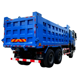 SHACMAN 6x4 kiepwagen met handgeschakelde Weichai dieselmotor, Euro 2 emissienorm, AUSA fabricaat, linksgestuurd, gebruikte zware vrachtwagen - Product Image 3