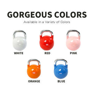 Pesas Rusas Personalizadas de Alta Calidad, Kettlebell con Mango Ajustable Cromado, Juego de Pesas de Competición de Acero Ecológico, Duradero y Resistente - Product Image 5