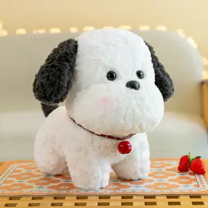 Fofos fofo Schnauzer Shiba Inu Brinquedo macio Decorações para casa Bonecos Dorminhocos Filhote de cachorro de pelúcia Brinquedo de pelúcia