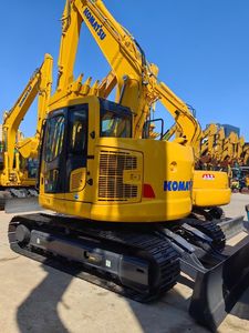 Komatsu รถขุดพร้อมถังขุดดินไฮดรอลิกสีเหลืองอุปกรณ์ก่อสร้าง - Product Image 1