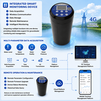 Capteur intelligent de surveillance des eaux souterraines PAS676-1-8-019 + RTU 4G, enregistreur de données de niveau d'eau 4G pour la surveillance hydrologique