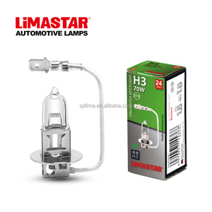 Ampoules de phare de voiture Limastar H3 neuves 24V 70W halogène blanc chaud de qualité <span class=keywords><strong>PK22S</strong></span> - Product Image 2