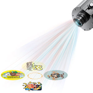 TMUT 80W LED Gobo Proyector Lente de luz Impermeable Exterior 4 Cambio de imagen Proyector de publicidad - Product Image 1
