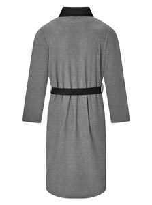 Accappatoio in Spugna a Maniche Lunghe con Doppia Tasca, Vestaglia Casual da Uomo, Abbigliamento per Casa - Product Image 5
