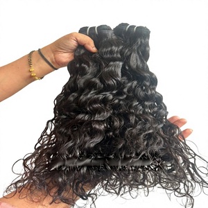 Pelucas de Cabello Humano Rizado para un Aspecto Natural, Extensiones de Cabello Rizado de un Solo Donante Indio a Precio de Fábrica - Product Image 1