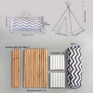 Vente en gros à prix réduit Tente de <span class=keywords><strong>princesse</strong></span> pour enfants d'intérieur blanche pour bébé <span class=keywords><strong>tipi</strong></span> // - Product Image 4