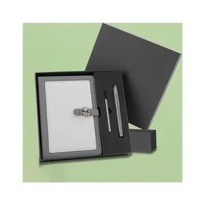 New Round Buckle Schedule A5 Custom Notebook Gift Box Set Wholesale