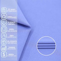 Tela de Nailon y Spandex Interlock de Alta Elasticidad que Absorbe la Humedad para Camisetas/Leggings/Sujetadores Deportivos