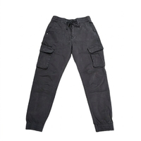 Celana Cargo Hip Hop Khaki BAWANGCHENG Laris Manis, Ukuran Besar, Kancing Tengah, Anti Air, Bernapas, Anti Kusut, Pewarnaan Garment