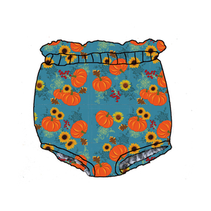 Shorts Bloomers pour Bébés Filles à Taille Haute, Personnalisables OEM, Motif Halloween - Product Image 2
