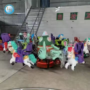 Giá bán buôn trẻ em Mini <span class=keywords><strong>Carousel</strong></span> cưỡi ngự<span class=keywords><strong>a</strong></span> trên máy bay vui vẻ đi vòng với đèn và âm nhạc để bán - Product Image 5