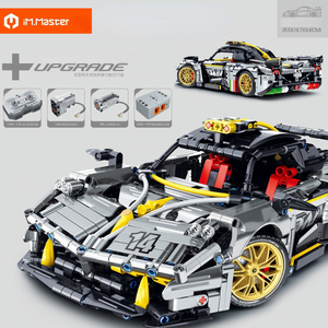 IM.MASTER 9814 Voiture de course super haute technologie Paganis <span class=keywords><strong>Zonda</strong></span> R Modèle Briques Puzzle Jouet Anniversaire pour enfants Ensembles de blocs de construction - Product Image 5