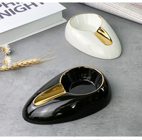 Cendrier en céramique à forme d'œuf, Design nordique moderne, nouveau, en stock, pour hôtel