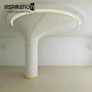 Fabricant GRC personnalisé GFRC colonne en béton armé de fibres <span class=keywords><strong>corniche</strong></span> romaine gfrg pour hôtel et villa - Product Image 4