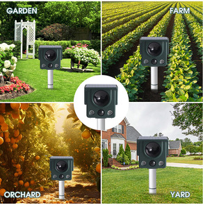 Répulsif Solaire Ultrasonique OEM ODM en Gros pour Rongeurs, Chiens et <span class=keywords><strong>Oiseaux</strong></span>, Étanche IP66, avec Détection Infrarouge et LED Stroboscopique - Product Image 4
