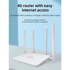 Nuevo Router 4G LTE de 300Mbps con Ranura para Tarjeta SIM Tipo-C, Módem 4G LTE Interior para Oficina, Compatible con Wi-Fi 2.4G, Funciones de Firewall y QoS - Product Image 2