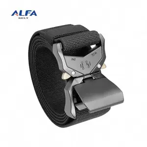 Alfa Patent Authorized 1.5" Nylon Web Belt Hiking Rigger Work Belt With Heavy Duty Quick Release Buckle