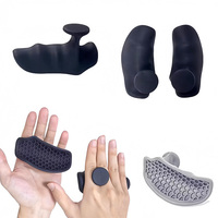Poignées de gymnastique en silicone pour tractions et musculation, résistantes à la transpiration, antidérapantes, coussinets de protection pour barres d'haltères, portables
