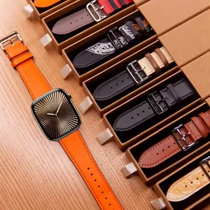 <span class=keywords><strong>Bracelet</strong></span> en <span class=keywords><strong>cuir</strong></span> de luxe <span class=keywords><strong>avec</strong></span> logo pour <span class=keywords><strong>bracelet</strong></span> de <span class=keywords><strong>montre</strong></span> 44 mm 45 mm 38 mm 40 mm 41 mm 42 mm <span class=keywords><strong>Bracelet</strong></span> simple tour Ultra 49 mm 46 mm Fermoir déployant - Product Image 1