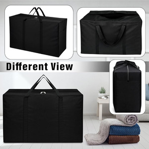 Custom Logo Large Capacity Zipper Clothing Storage <b>Bag</b> Custom Heavy-Duty Storage <b>Bags</b> with Zippers Handles for Efficient <b>Moving</b> - Product Image 3