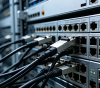 Kabel DAC 400G QSFP-DD ke 400G QSFP DAC Tembaga Pasif Twinax Direct Attach 400Gbps Transmisi Data Kecepatan Tinggi