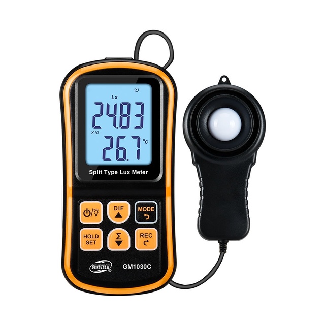 BENETECH GM1030C High Resolution 0.01 LUX Digital Lux Meter with CE ISO FCC Certification