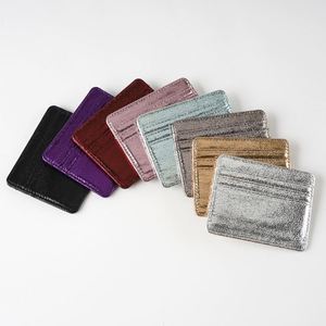 Wholesale Slim PU Leather <b>Wallet</b> <b>for</b> Men Women Minimalist Credit <b>Card</b> <b>Holder</b> Thin ID Business <b>Card</b> Case - Product Image 1