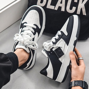 Prix usine chaussures pour hommes <span class=keywords><strong>2023</strong></span> dernier nouveau sport décontracté mode <span class=keywords><strong>tendance</strong></span> chaussures pour hommes respirant en cuir blanc plat baskets - Product Image 2