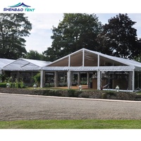 Tente de réception pour événements, mariages et salles de fête, en PVC blanc, 10x12, 10x15, 10x20, 10x30, 10x40, 10x50, 20x30, pour 50, 100, 300, 500 personnes