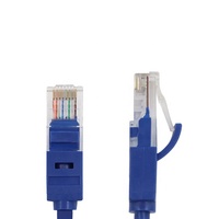 Câble réseau Ethernet Cat 6 UTP 1m 2m 3m 5m Cordon de raccordement à fibre optique avec connecteur RJ45 en cuivre et gaine en PVC