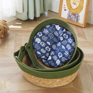 Lit pour chat en rotin écologique berceau pour animaux de compagnie tissé Style japonais toutes saisons nid pour animaux de compagnie fait à la main chat planche à gratter tapis lit pour animaux de compagnie - Product Image 5