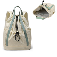 Sac à dos imperméable à cordon pour femmes et hommes sac à dos de gymnastique sac de badminton pour étudiants sac de sport à cordes