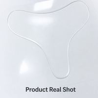 Patchs anti-rides réutilisables en silicone en forme de T, lavables, non absorbants, pour le décolleté, avec logo personnalisé pour les rides du buste
